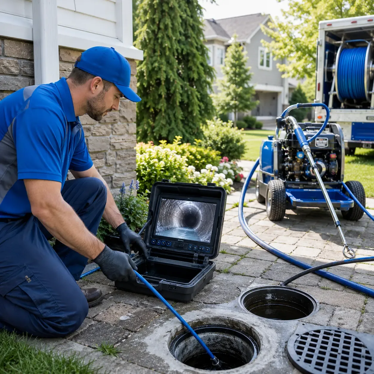 Outdoor drain cleaning professionals serving Thermal, CA
